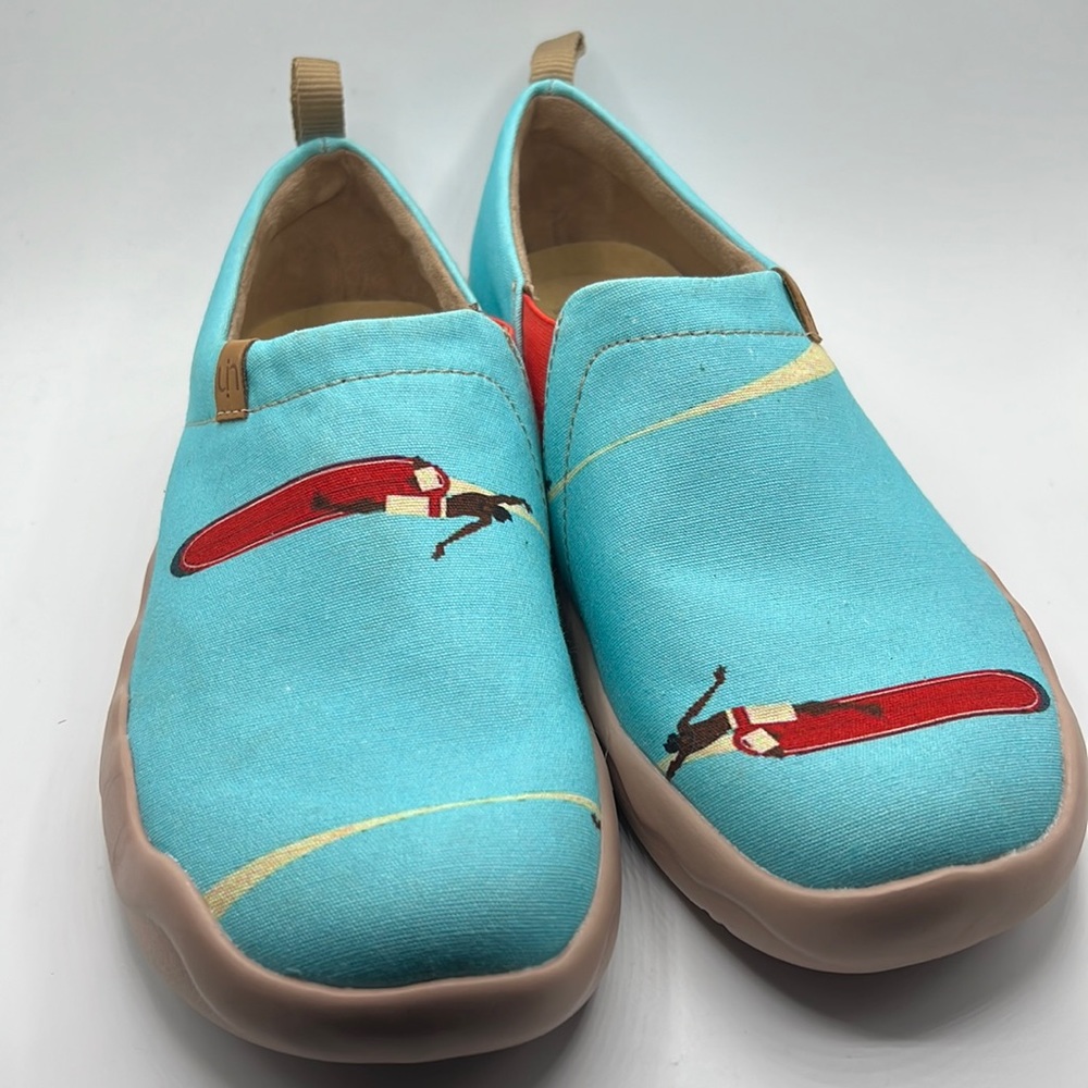 Toledo Hawaii Surfing Blue Canvas Shoes